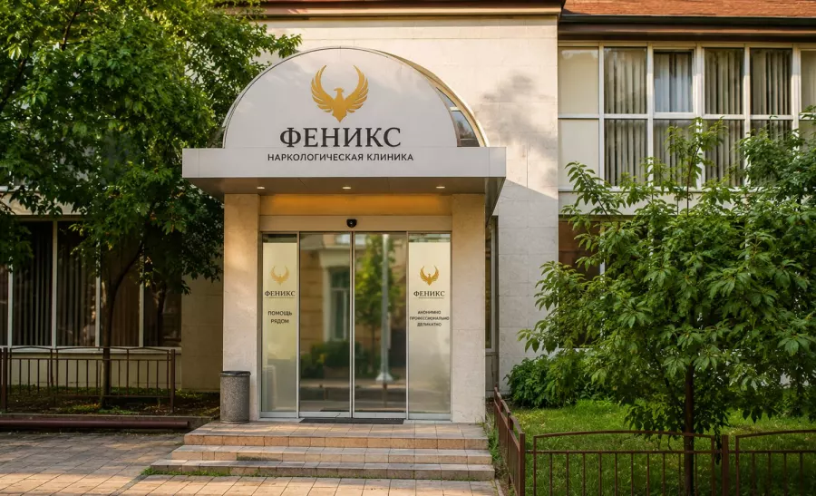 Вход в наркологическую клинику «Феникс» в Нижнем Тагиле